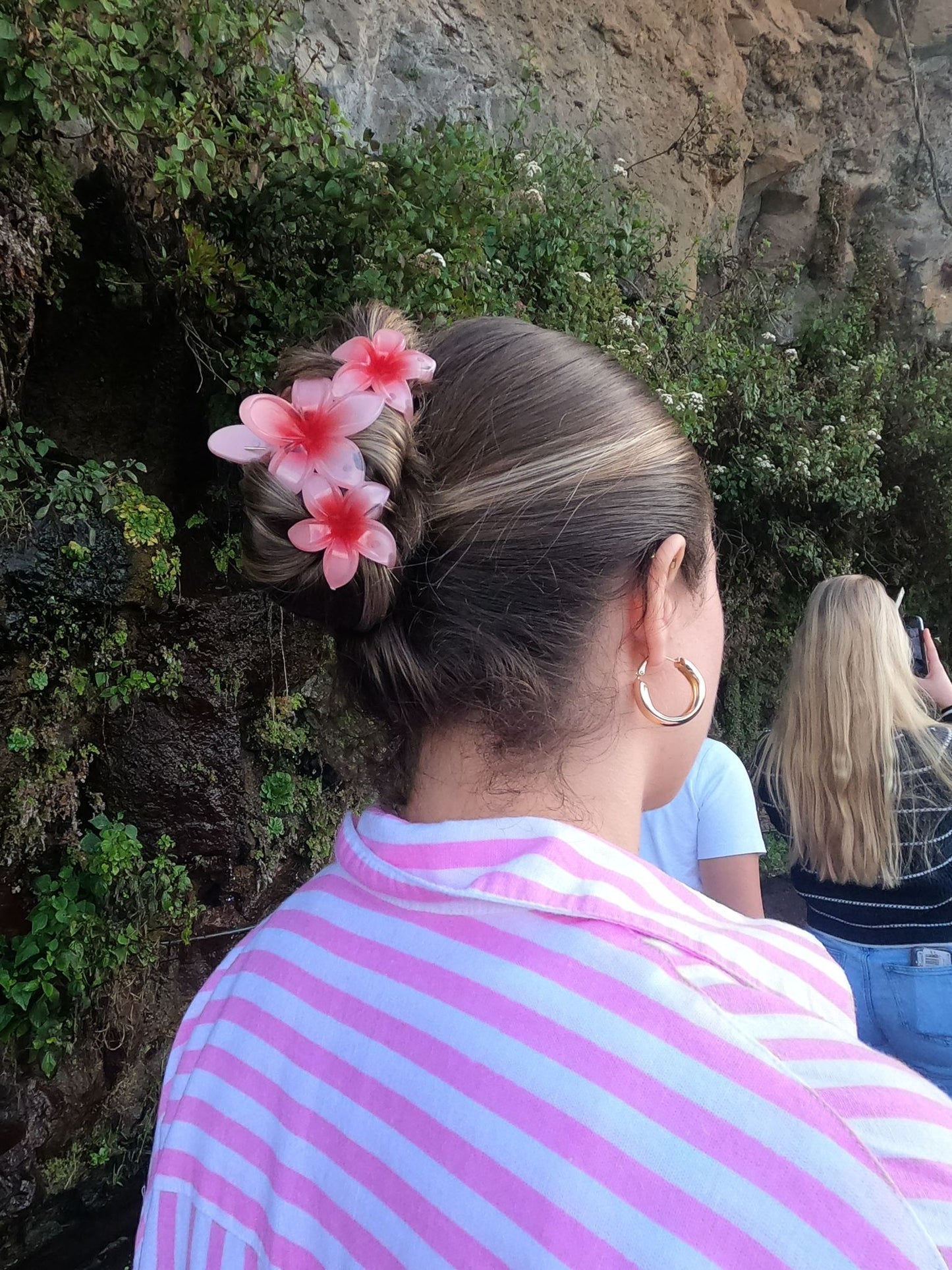 Mola de cabelo rosa
