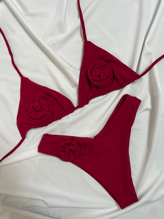 Conjunto Aloha Red Wine